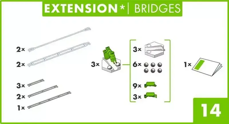 Ravensburger Gravitrax Interactive Track System Expansion Bridges