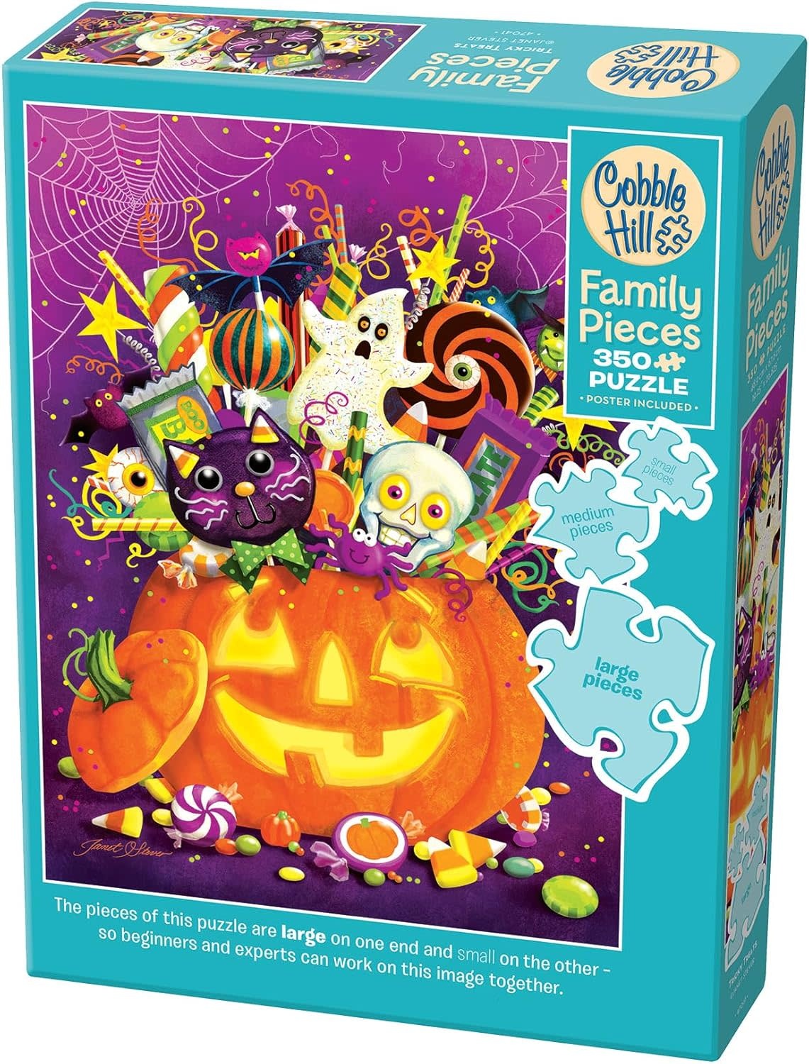 Cobble Hill Puzzles Cobble Hill Family Puzzle 350pc Tricky Treats