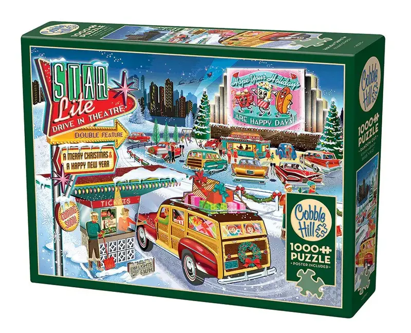 Cobble Hill Puzzles Cobble Hill  Puzzle 1000pc Holiday Drive In