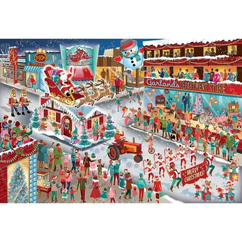 Cobble Hill Puzzles Cobble Hill Puzzle 2000pc Santa's Parade