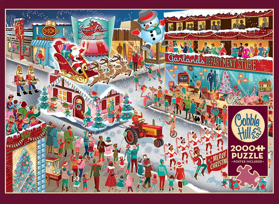 Cobble Hill Puzzles Cobble Hill Puzzle 2000pc Santa's Parade