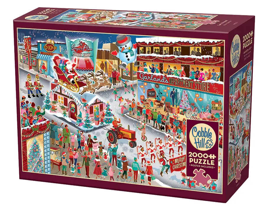 Cobble Hill Puzzles Cobble Hill Puzzle 2000pc Santa's Parade