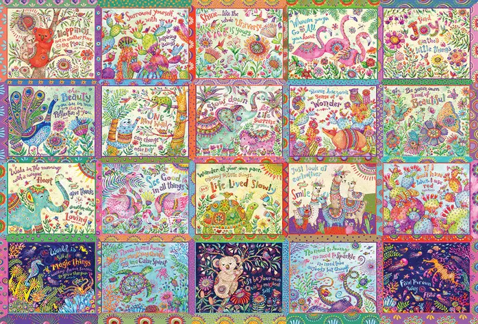 Cobble Hill Puzzles Cobble Hill Puzzle 2000pc Happy Thoughts