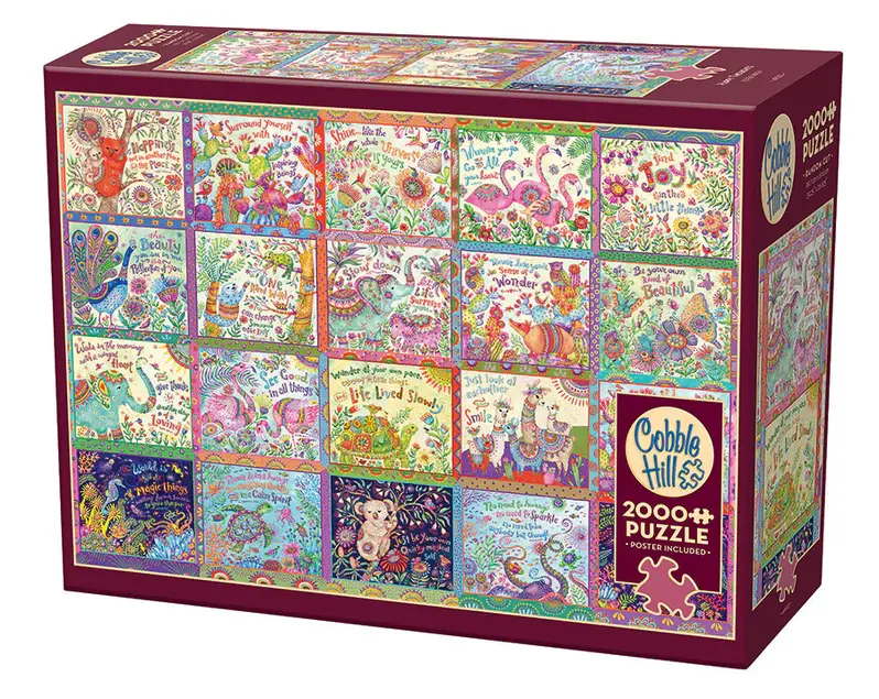 Cobble Hill Puzzles Cobble Hill Puzzle 2000pc Happy Thoughts