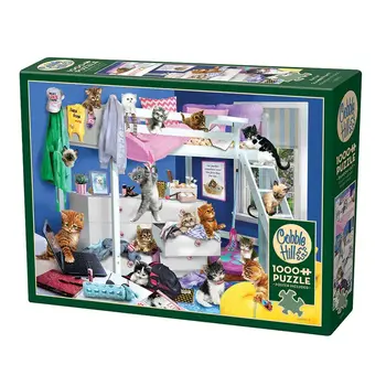 Cobble Hill Puzzles Cobble Hill Puzzle 1000pc Kitten Slumber Party