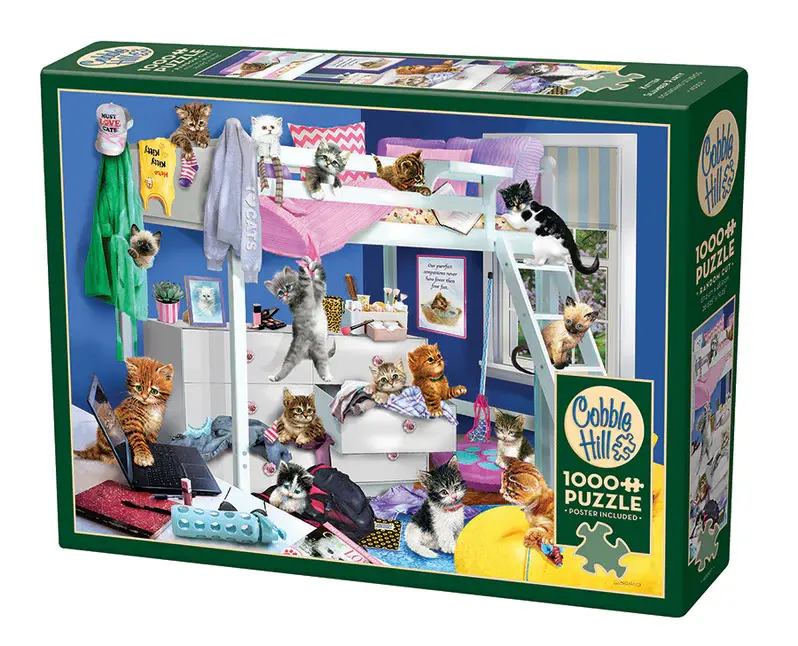 Cobble Hill Puzzles Cobble Hill Puzzle 1000pc Kitten Slumber Party