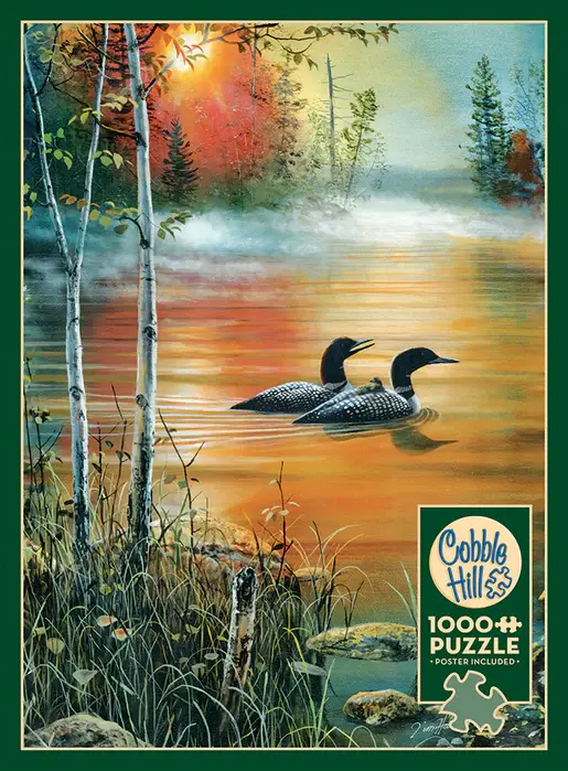 Cobble Hill Puzzles Cobble Hill Puzzle 1000pc Morning Mist Loons
