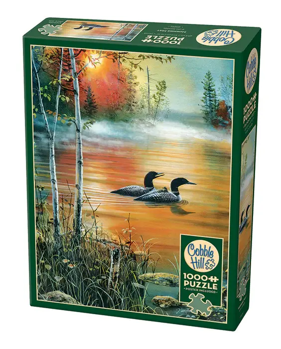 Cobble Hill Puzzles Cobble Hill Puzzle 1000pc Morning Mist Loons