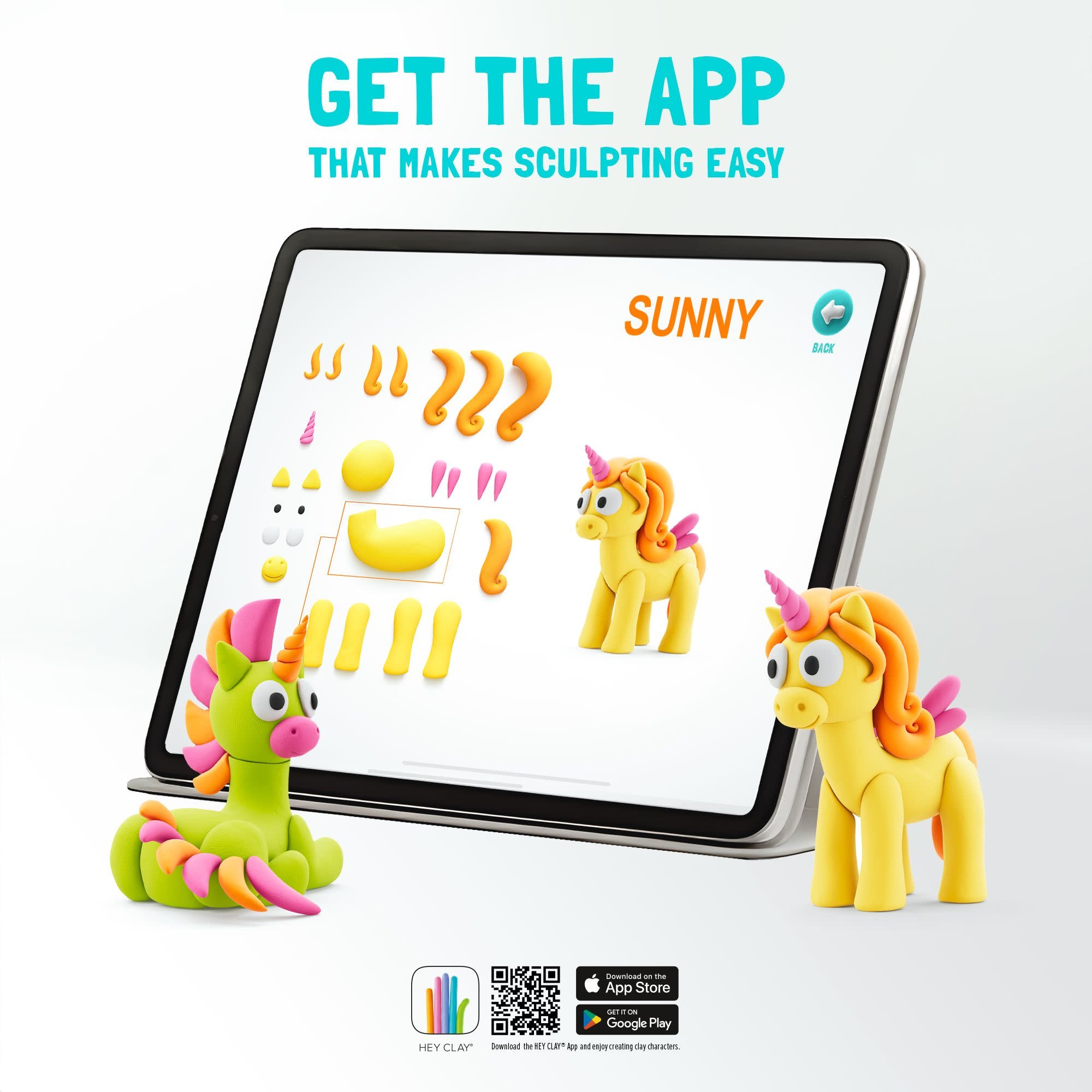 Hey Clay Rainbow Unicorns