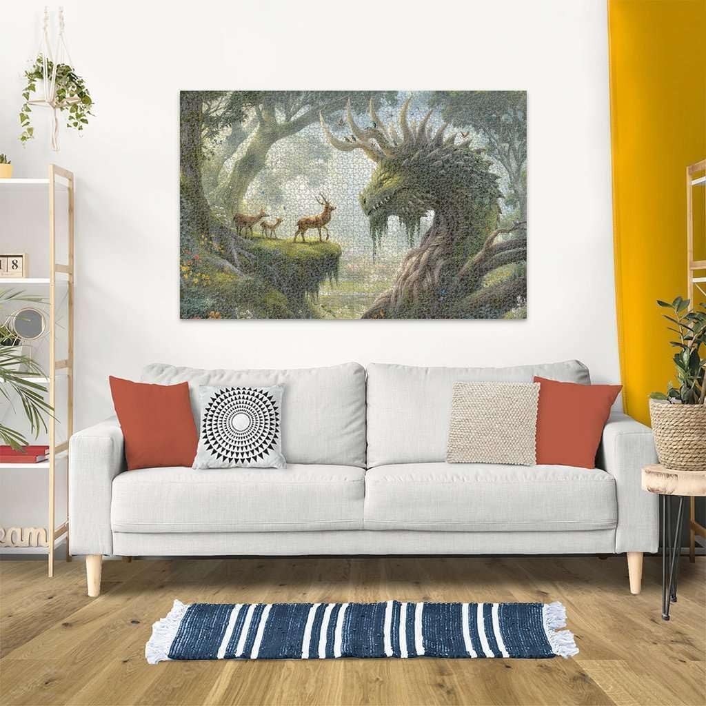 Ravensburger Ravensburger Puzzle 3000pc The Forest Dragon Awakes