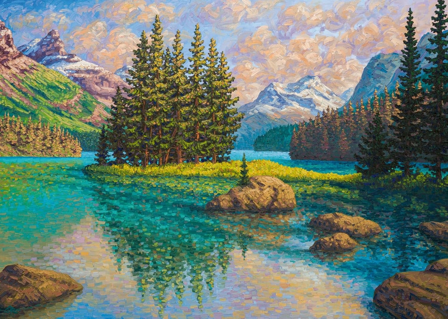 Ravensburger Puzzle 1000pc Spirit of Maligne