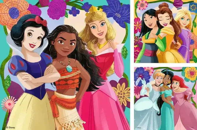 Ravensburger Ravensburger Puzzle 3x49pc Disney Princesses