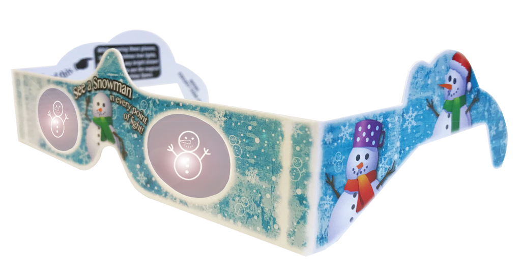 Holiday Specs 3D Glasses: Snowman