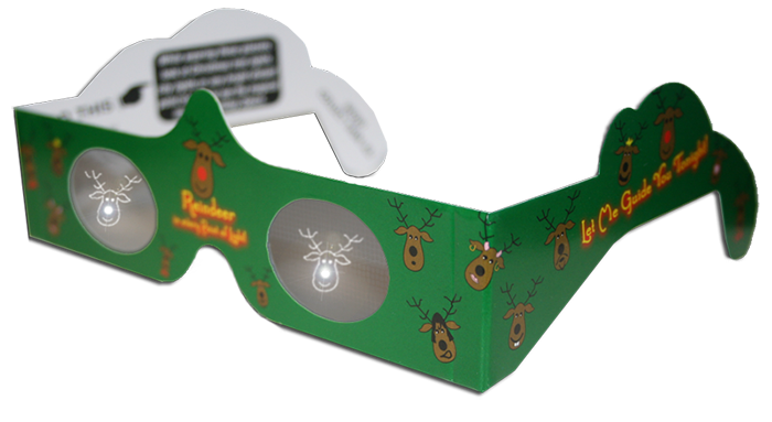 Holiday Specs 3D Glasses: Reindeer