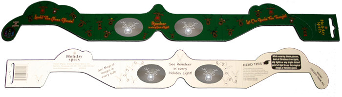 Holiday Specs 3D Glasses: Reindeer