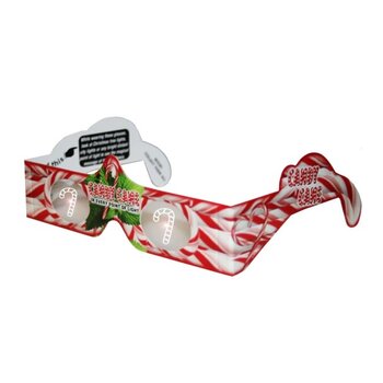 Holiday Specs 3D Glasses: Candy Cane
