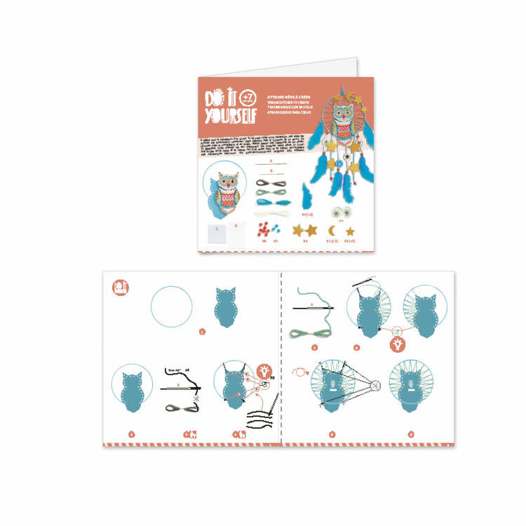 DJeco Do it Yourself Dream Catcher: Golden Owl