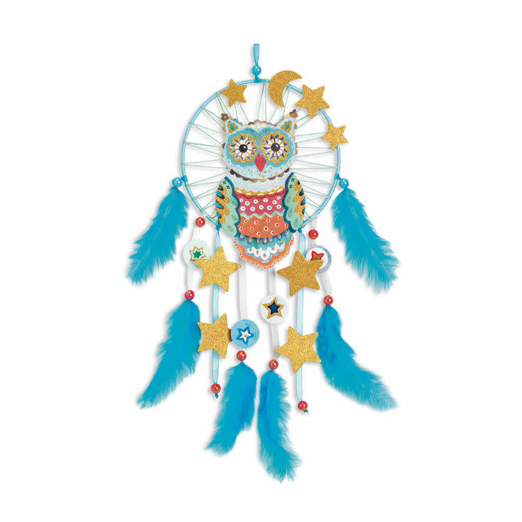 DJeco Do it Yourself Dream Catcher: Golden Owl