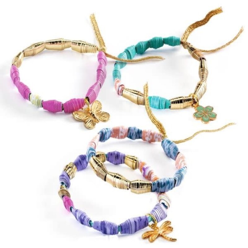 DJeco Do it Yourself Stylish and Golden Paper Beads