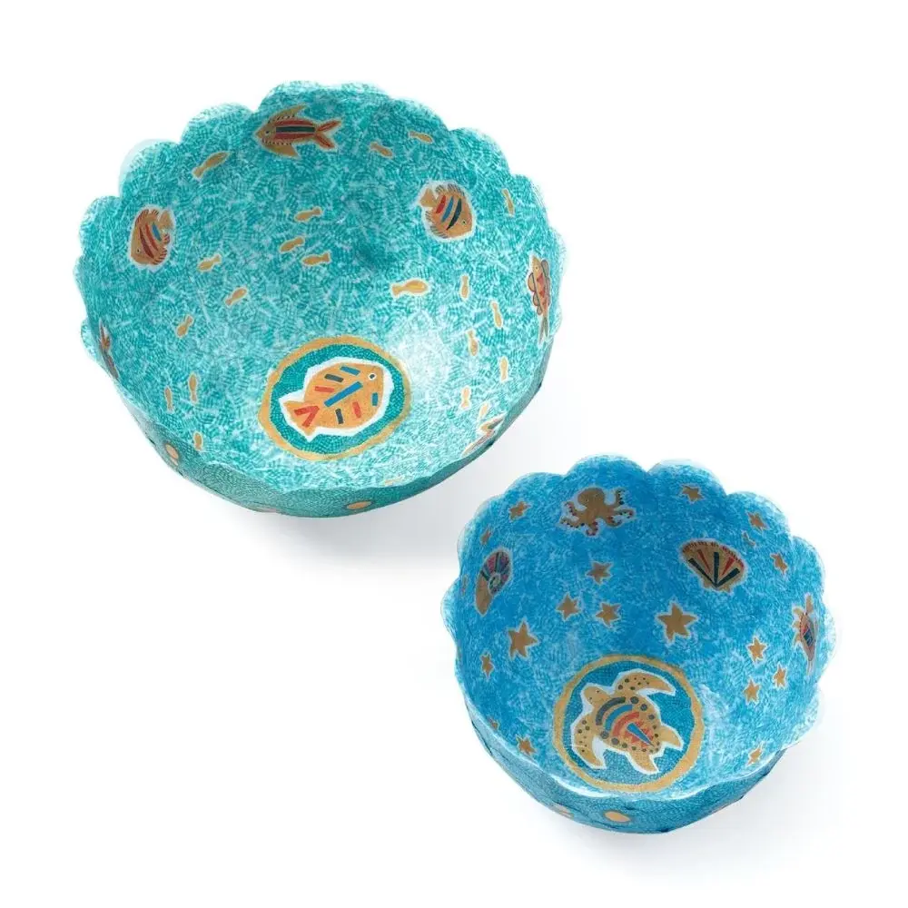 DJeco Do it Yourself Paper Bowls: In the Sea