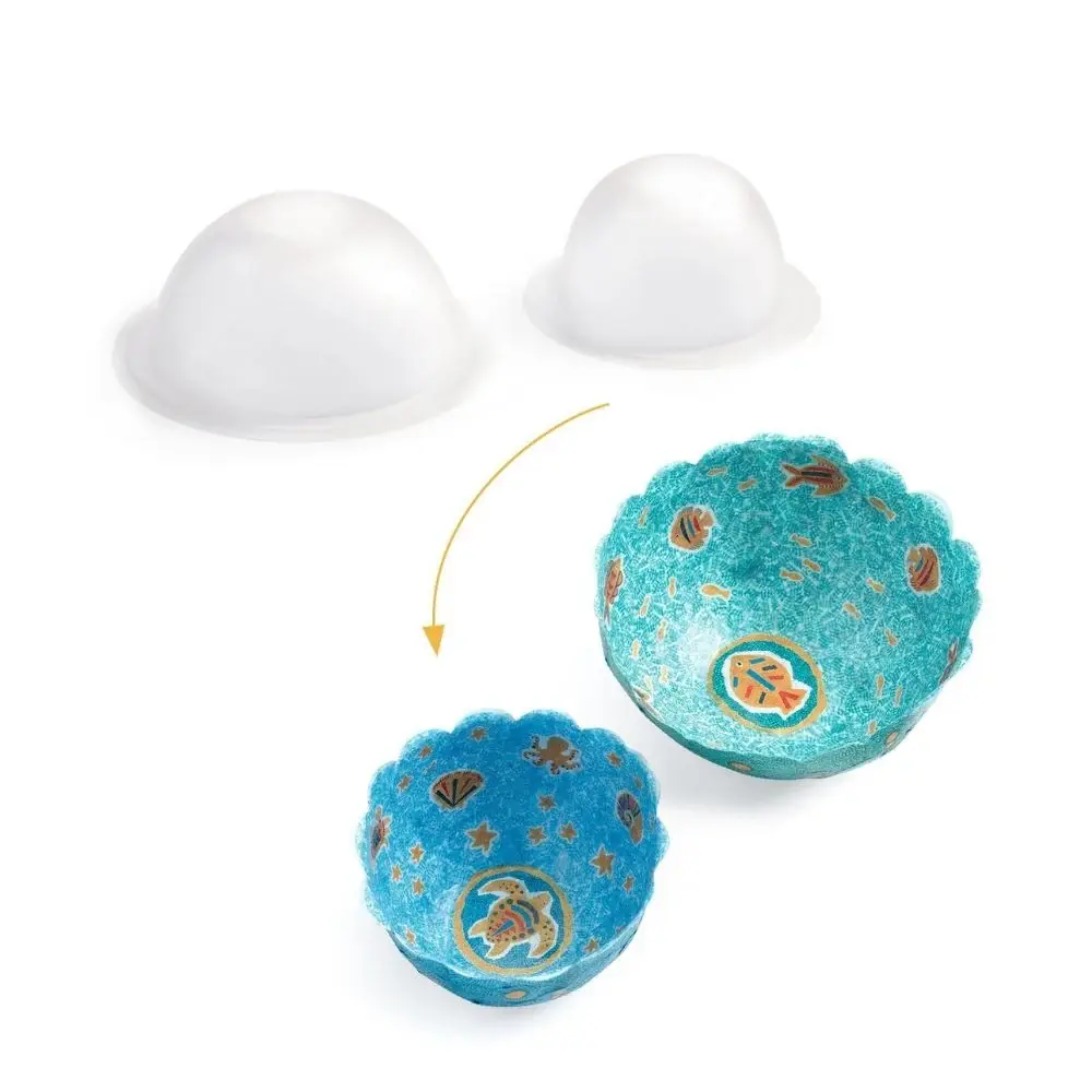 DJeco Do it Yourself Paper Bowls: In the Sea