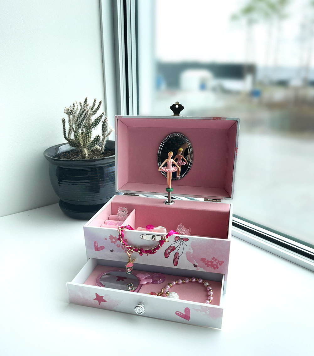 OXOX Musical Jewelry Box