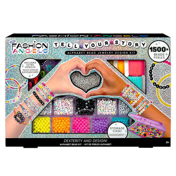 Fashion Angels - Tell Your Story Alphabet Bead Kit 1500+ Beads