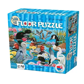 Cobble Hill Puzzles Cobble Hill Floor Puzzle 36pc Water Birds