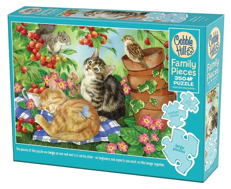 Cobble Hill Puzzles Cobble Hill Family Puzzle 350pc Under the Cherry Tree