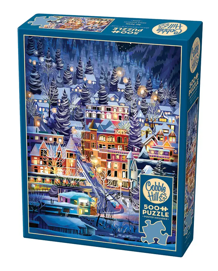 Cobble Hill Puzzles Cobble Hill Puzzle 500pc Ski Town