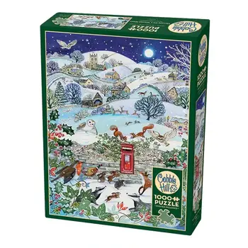 Cobble Hill Puzzles Cobble Hill  Puzzle 1000pc Village on a Winter Night