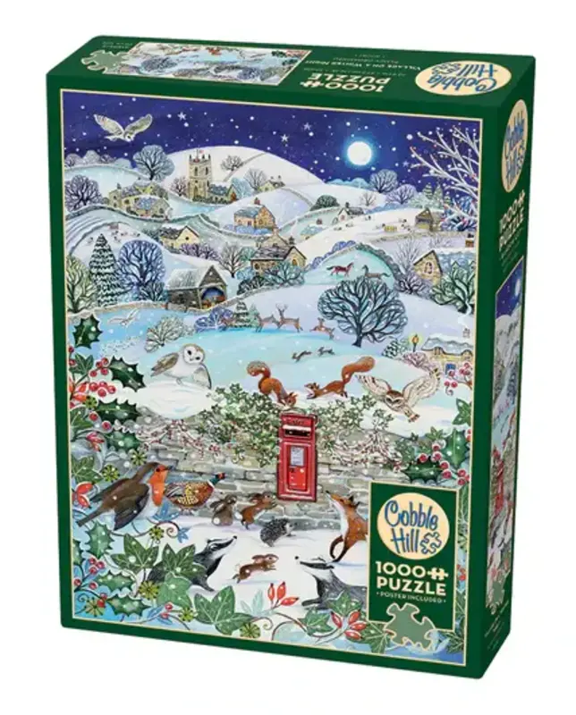 Cobble Hill Puzzles Cobble Hill  Puzzle 1000pc Village on a Winter Night