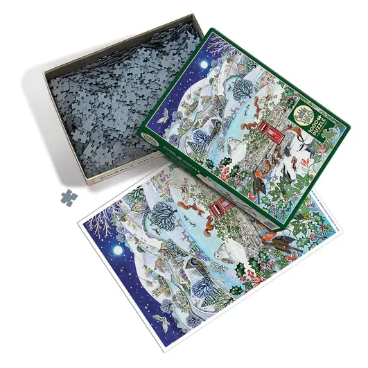 Cobble Hill Puzzles Cobble Hill  Puzzle 1000pc Village on a Winter Night