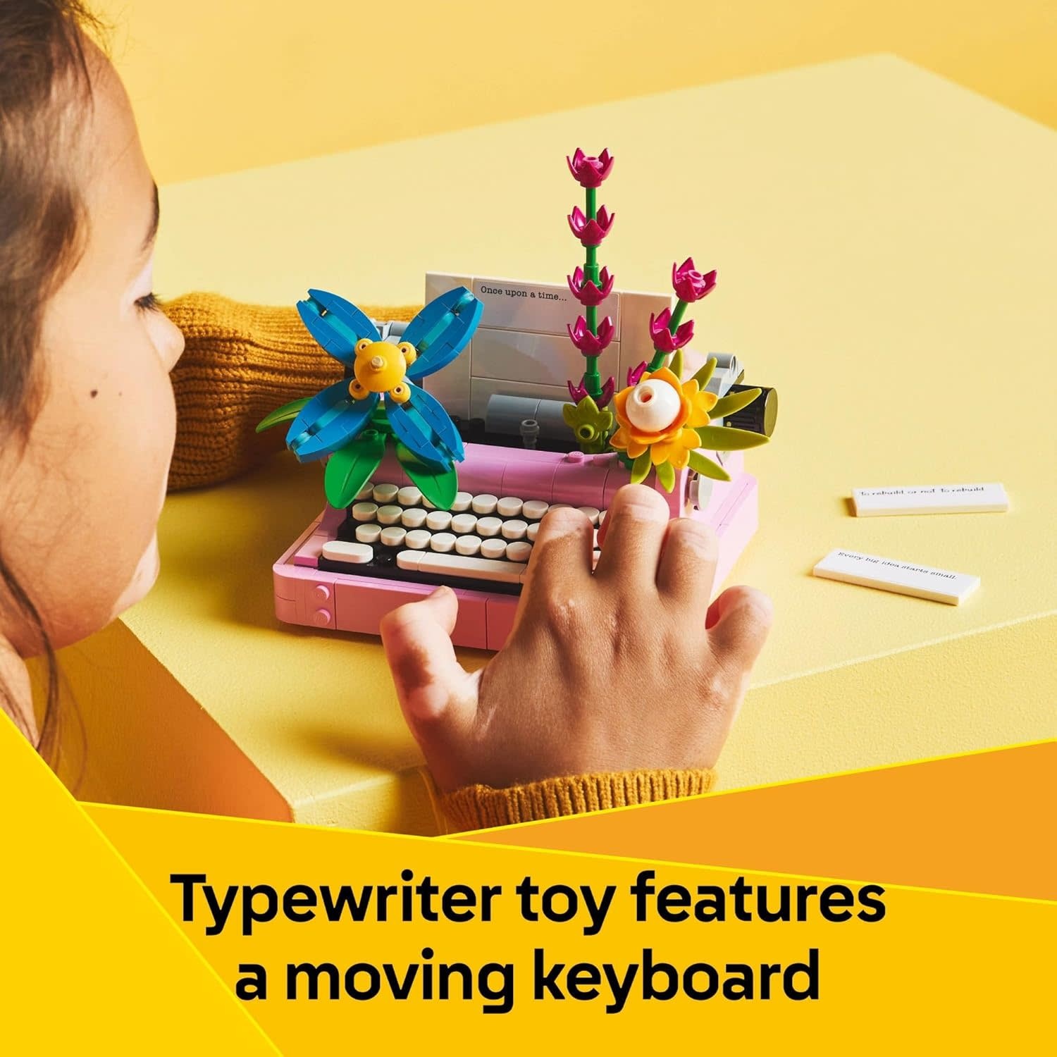 Lego Lego Creator Typewriter with Flowers