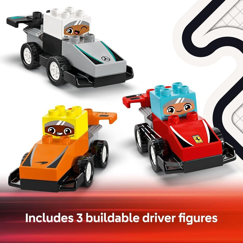 Lego Lego Duplo F1 Team Race Cars & Drivers