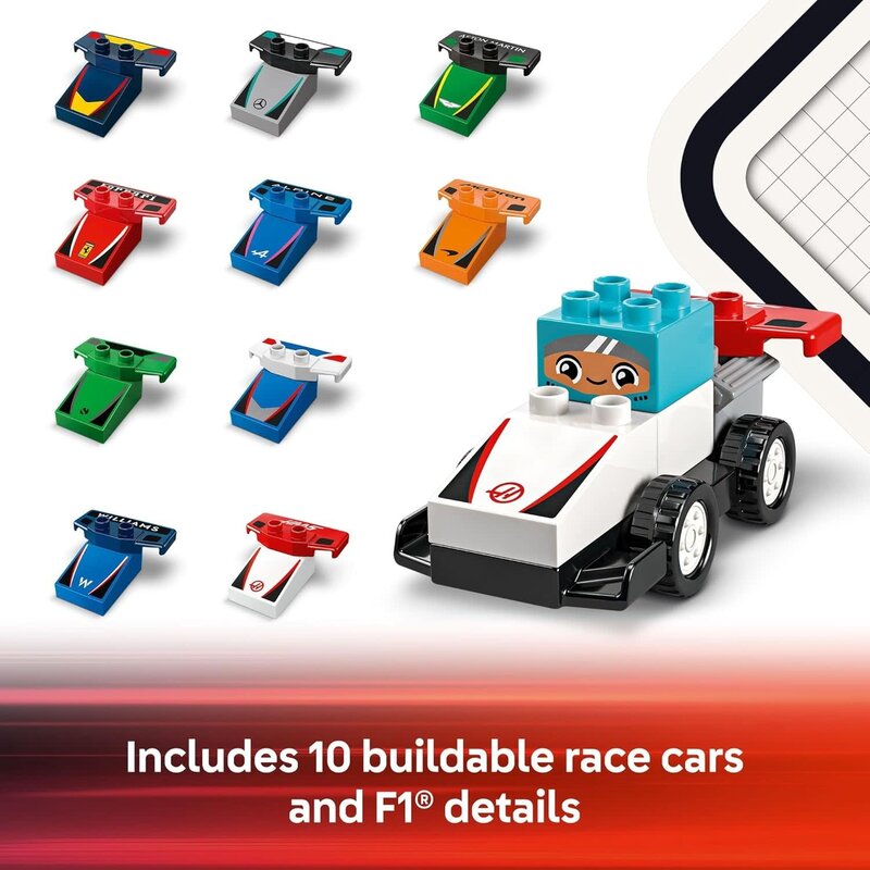 Lego Lego Duplo F1 Team Race Cars & Drivers