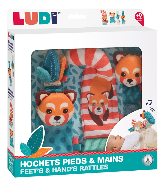 Ludi Baby Foot & Hand Rattles