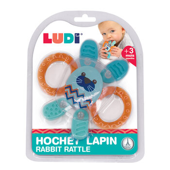 Ludi Baby Rattle Rabbit