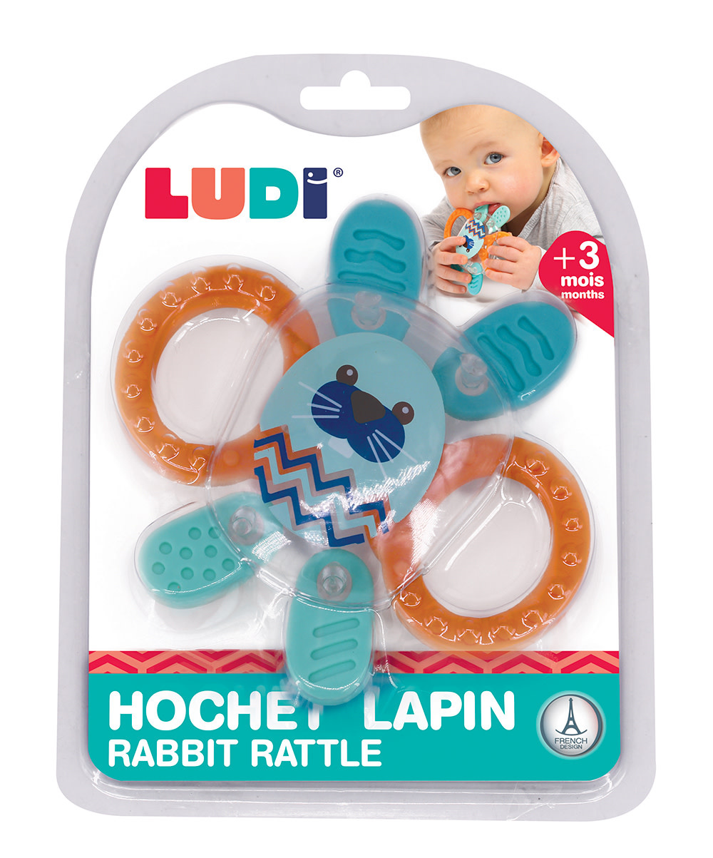 Ludi Baby Rattle Rabbit