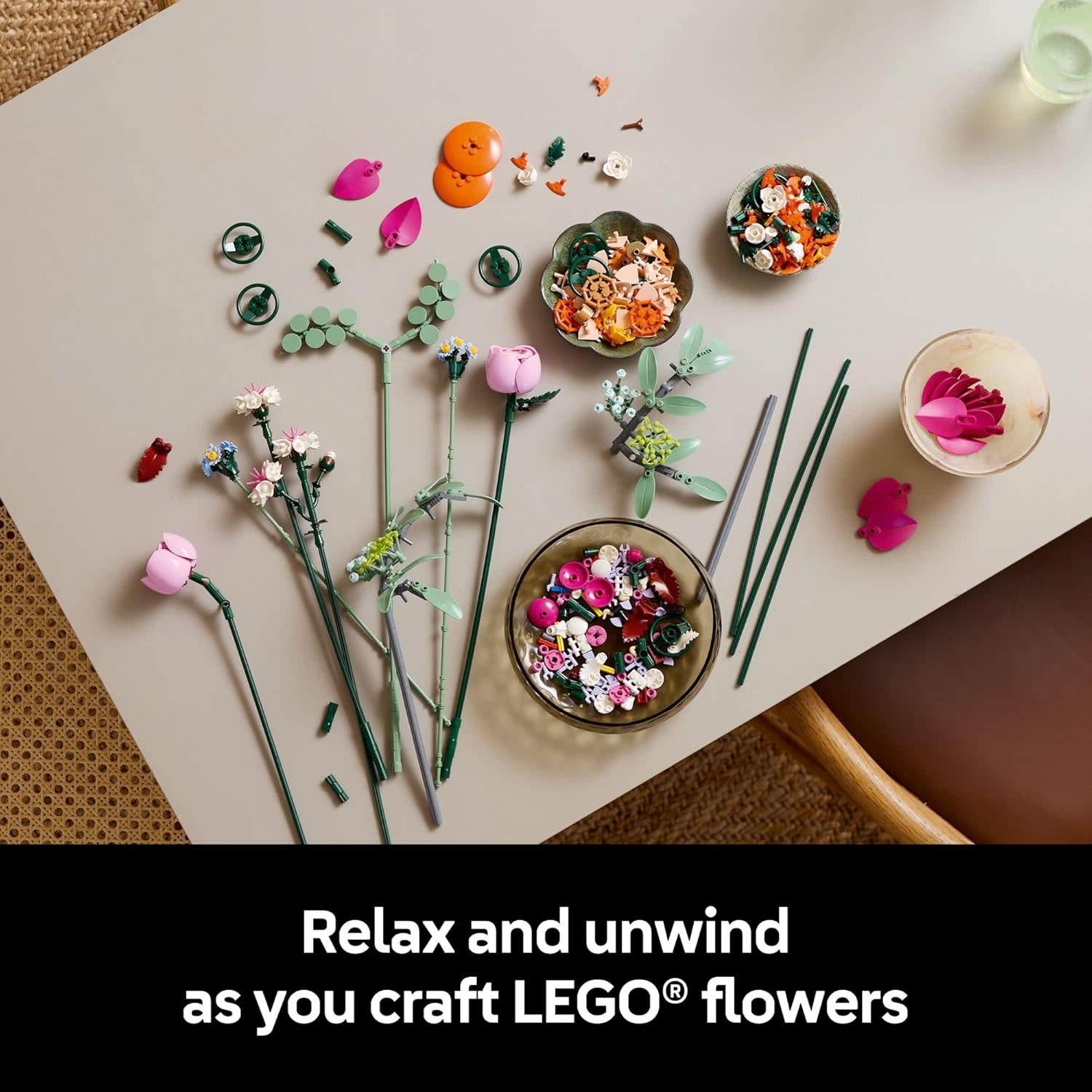 Lego Lego Botanicals Pretty Pink Flower Bouquet