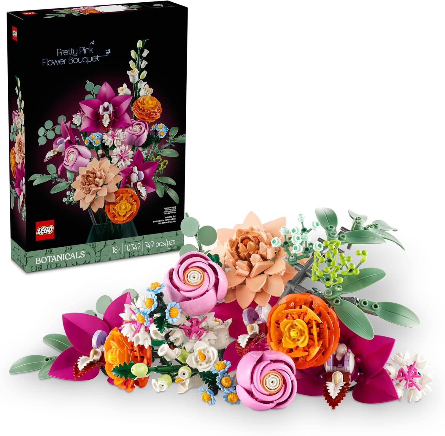 Lego Lego Botanicals Pretty Pink Flower Bouquet