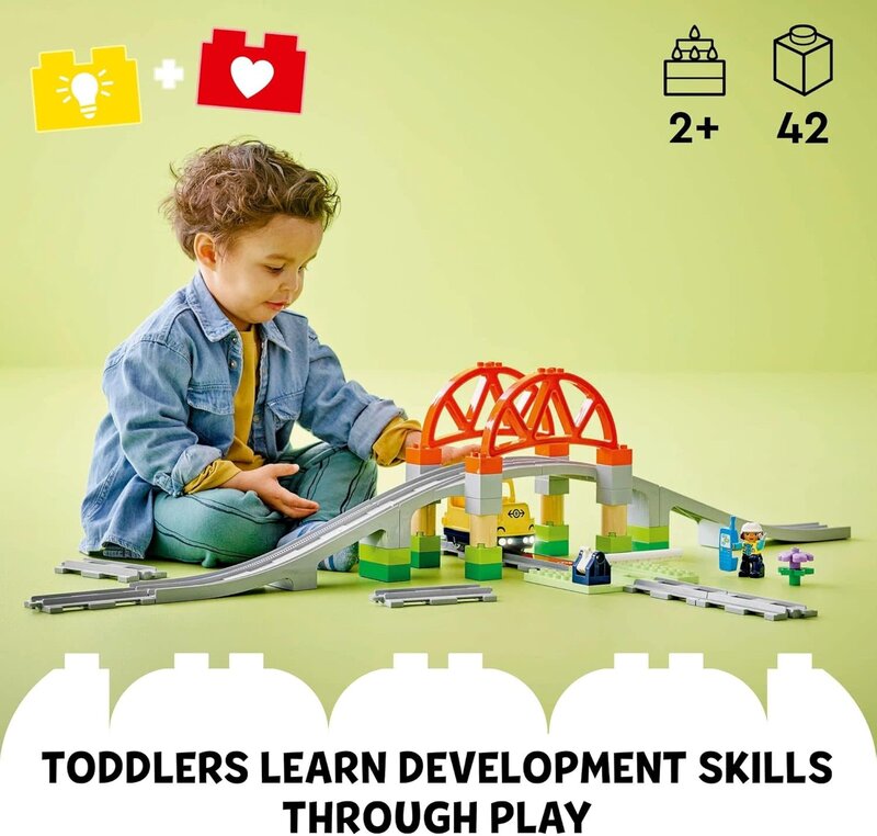 Lego Lego Duplo Train Bridge and Tracks Expansion