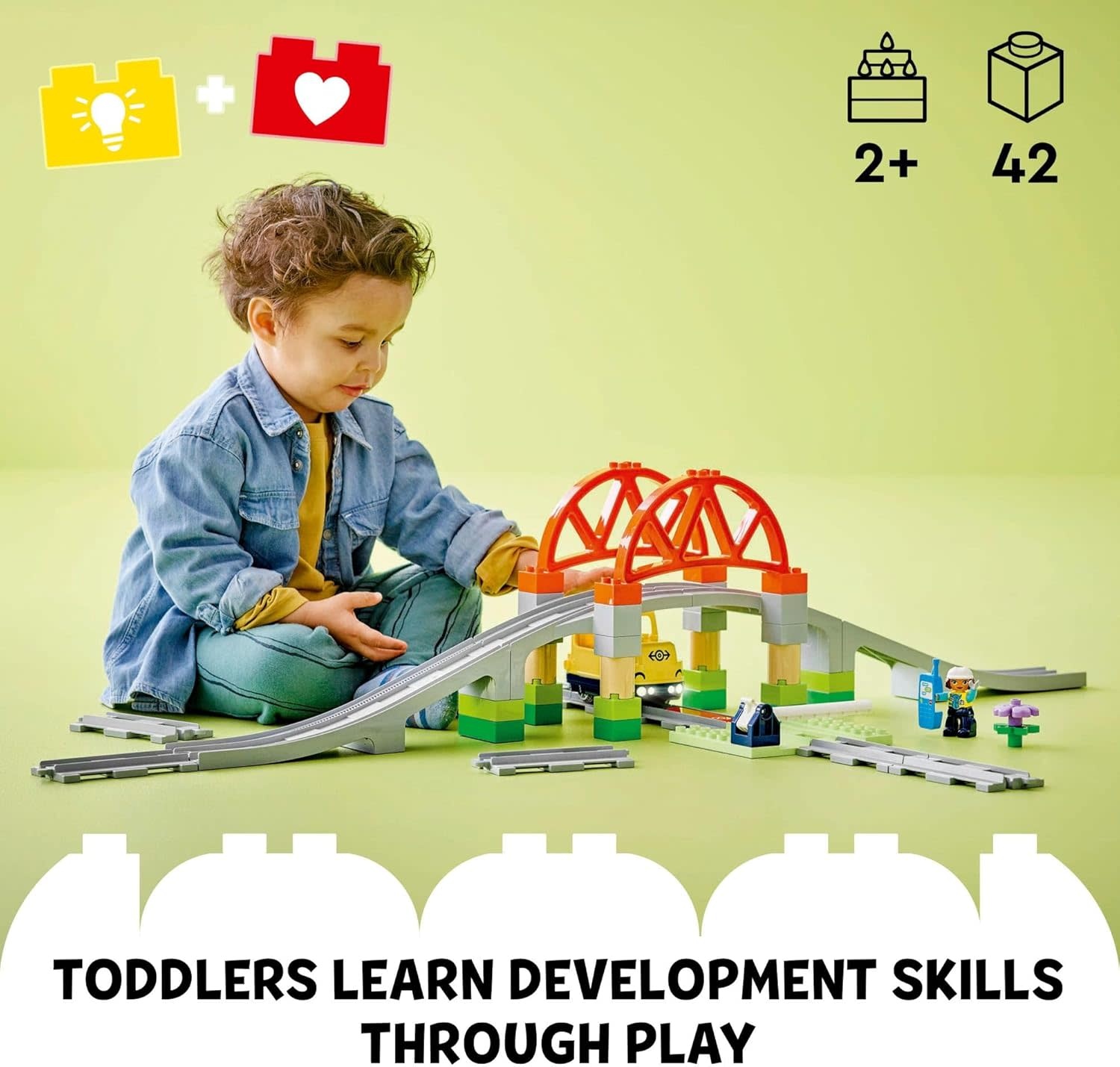 Lego Lego Duplo Train Bridge and Tracks Expansion