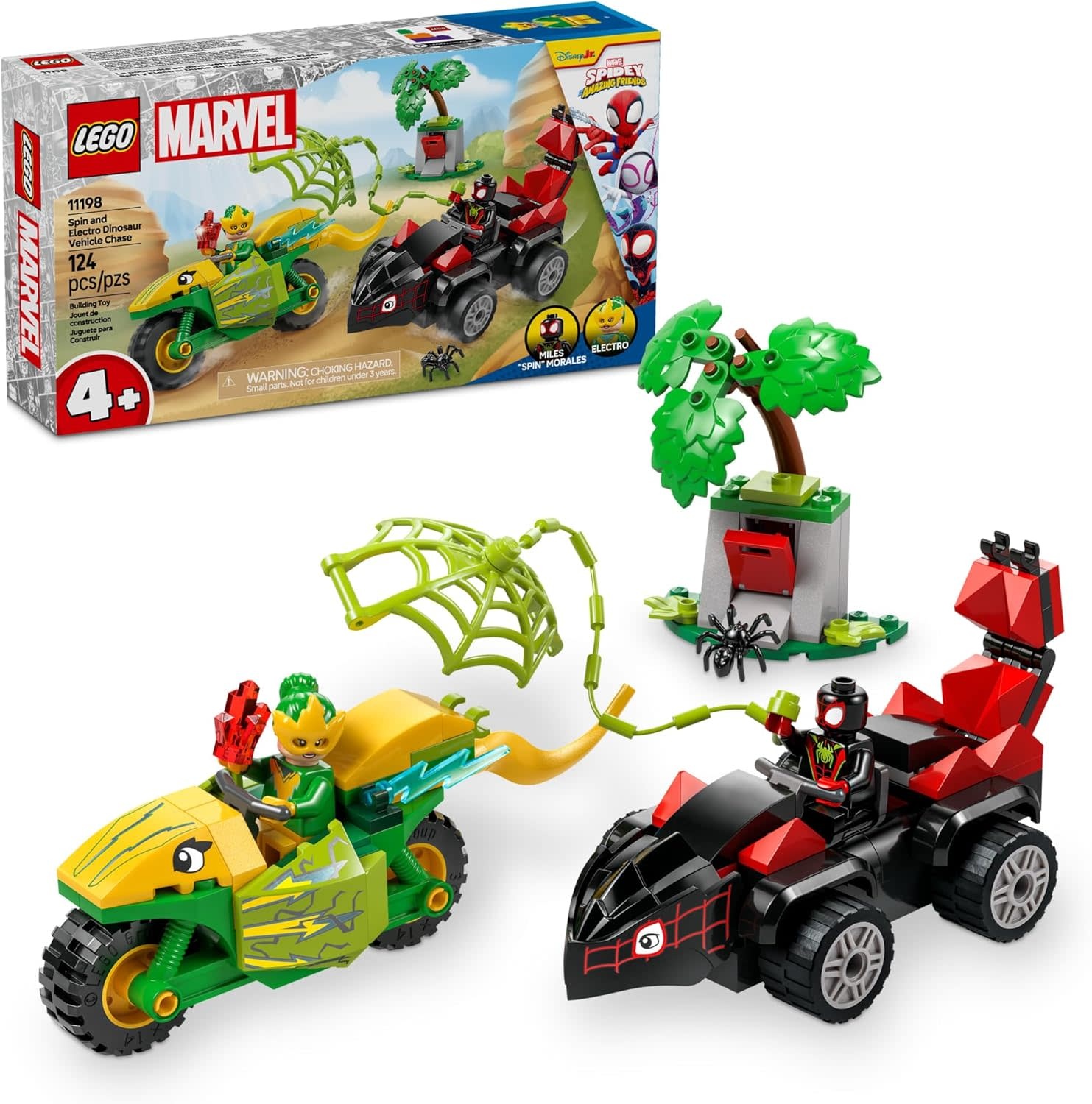 Lego Lego Team Spidey Spin And Electro Dino Chase