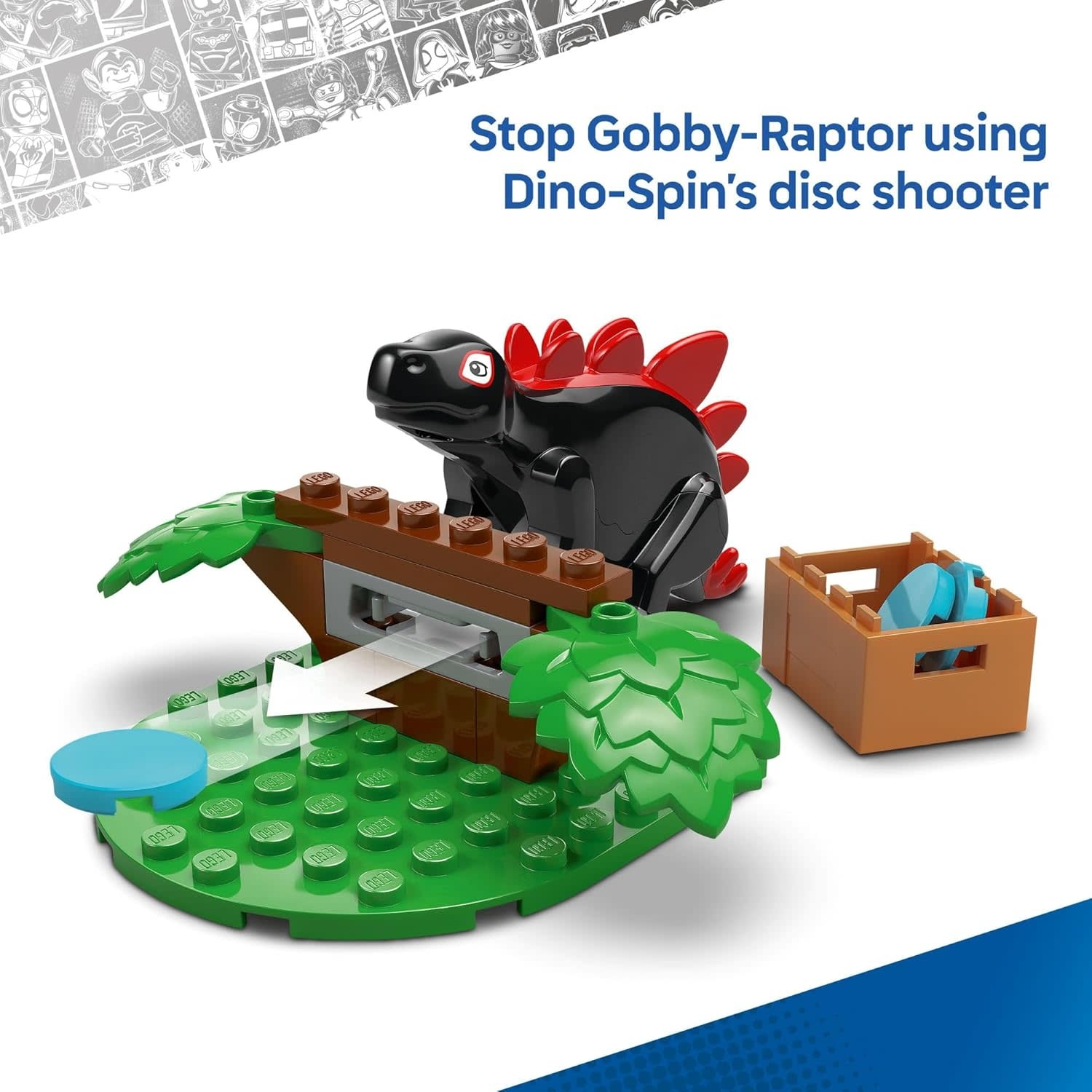 Lego Lego Team Spidey and Gobby's Raptor Battle