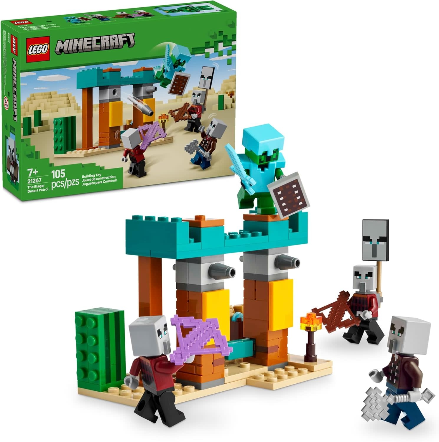 Lego Lego Minecraft The Illager Desert Patrol