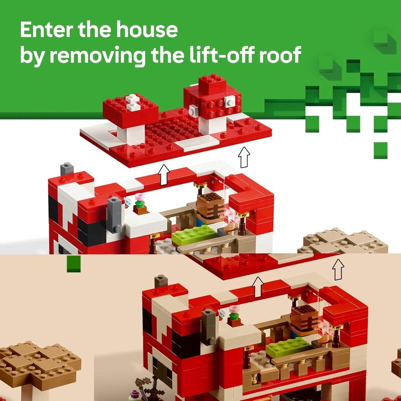 Lego Lego Minecraft The Mooshroom House