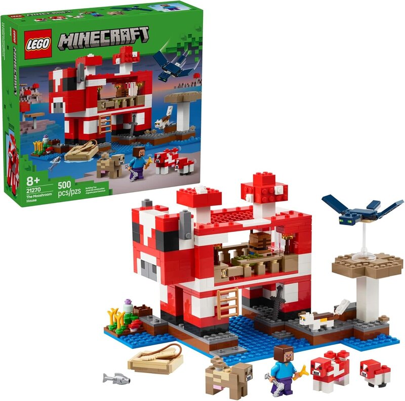 Lego Lego Minecraft The Mooshroom House