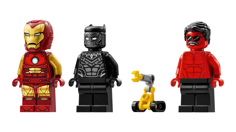 Lego Lego Super Heros Iron Man Car & Black Panther