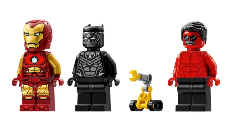 Lego Lego Super Heros Iron Man Car & Black Panther